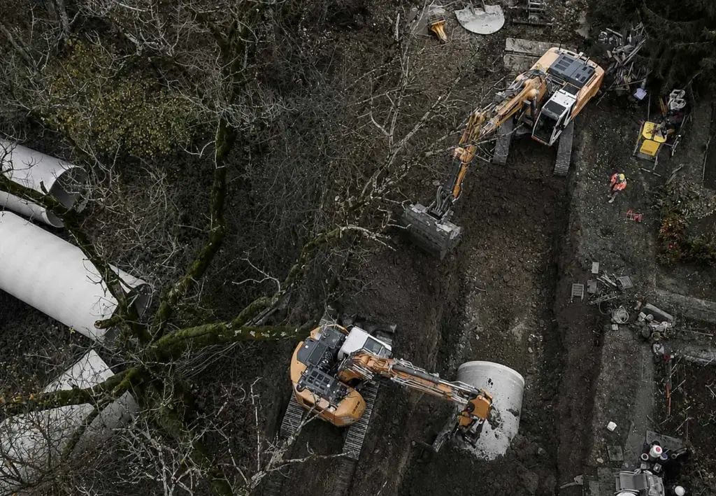 Foto einer Baustelle